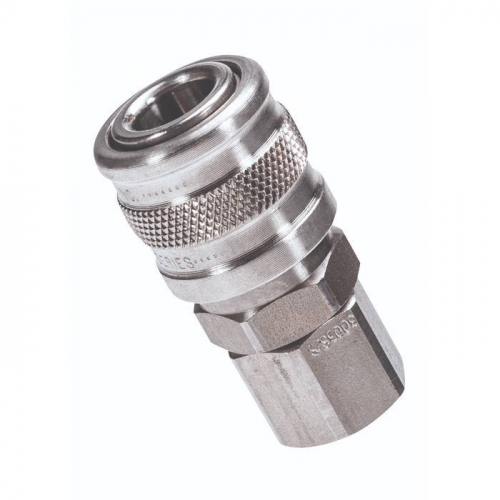 MSA 636473, SOCKET, FEMALE, QUICK-DISCONNECT, 1/4" NPT, FOSTER, STAINLESS STEEL, LOCKING